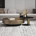 Gold Nesting Coffee Table Set - Stylish & Versatile | BespokeHaven™