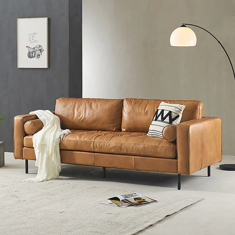 Porto Two Seater Sofa – Classic Leather Elegance | BespokeHaven™