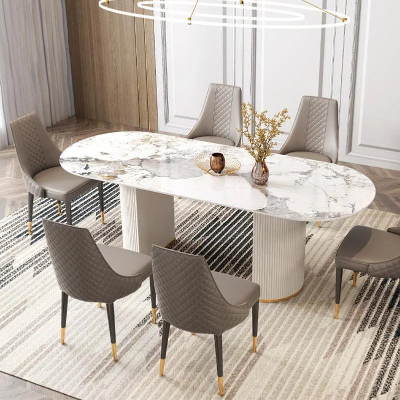 Costanza Grey Dining Chairs - Modern Elegance | BespokeHaven™