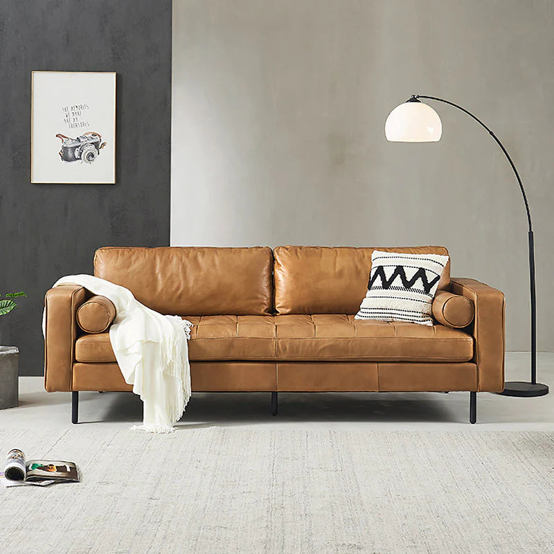 Porto Two Seater Sofa – Classic Leather Elegance | BespokeHaven™