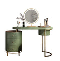 Tandy Dressing Table with LED Mirror – Elegant Vanity | BespokeHaven™