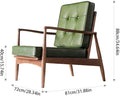 Hans CH32 Armchair - Green or Tan Leather, Solid Wood | BespokeHaven™