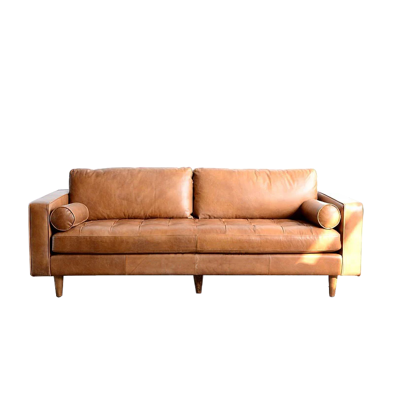 Porto Two Seater Sofa – Classic Leather Elegance | BespokeHaven™