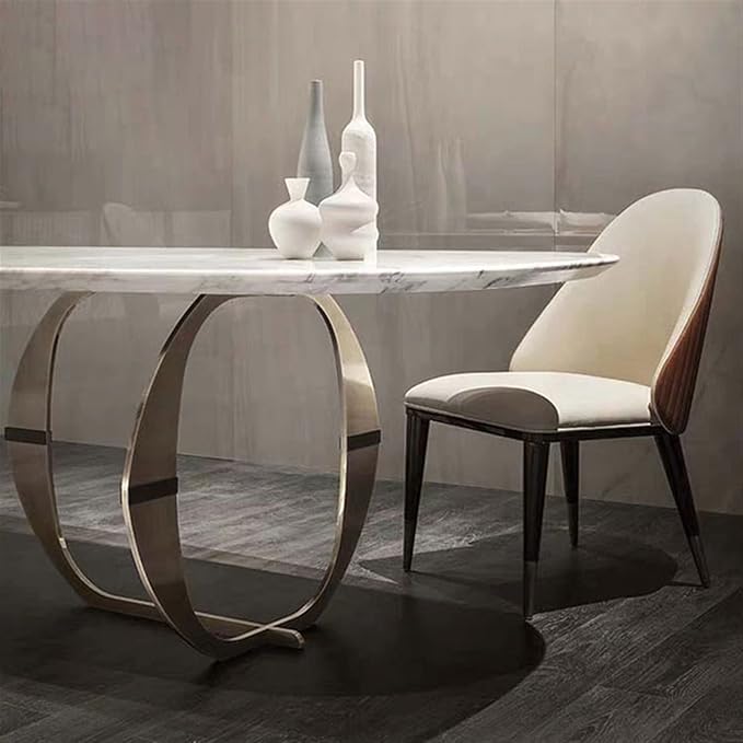 Arpen Marble Dining Table Set - Elegant & Durable | BespokeHaven™