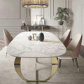 Arpen Marble Dining Table Set - Elegant & Durable | BespokeHaven™