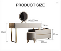 Davidson Dressing Table with LED Mirror - Modern Beauty Station | BespokeHaven™