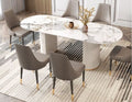 Costanza Grey Dining Chairs - Modern Elegance | BespokeHaven™